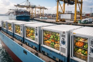 découvrez notre service de transport en commerce équitable avec des conteneurs réfrigérés maersk, spécialement conçu pour les produits bio et certifiés, assurant fraîcheur et qualité tout au long du trajet.