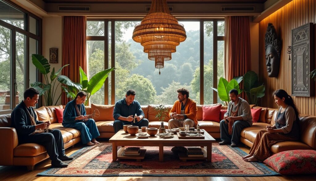 découvrez comment les artisans du monde entier embellissent nos intérieurs avec leurs créations uniques et authentiques, mêlant savoir-faire traditionnel et design contemporain.